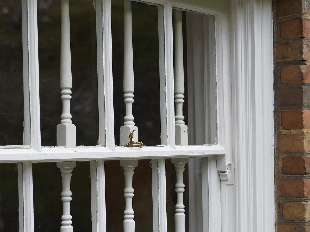 Restored timber sash window on a traditional UK period home